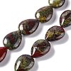 Natural Dragon Blood Beads Strands G-L242-12-1