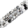 Electroplate Glass Beads Strands X-EGLA-D018-02C-1