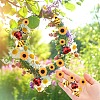 45Pcs 5 Styles Opaque Resin Cabochons CRES-YW0001-36-5