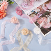 4Pcs 4Colors Cloth Rose Ribbon Chokers FIND-TA0002-27-6