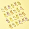 50Pcs 5 Colors Transparent Acrylic Beads MACR-FS0001-83-6