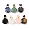Natural Mixed Stone Perfume Bottle Pendants G-L623-13G-1
