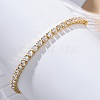 Adjustable Brass Micro Pave Cubic Zirconia Bracelets BJEW-G588-01G-2