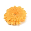 Opaque Resin Flowers Cabochons RESI-R463-02A-2