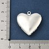 Hollow Heart Brass Locket Pendants KK-K414-12C-S-3