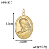 Religion 304 Stainless Steel Pendants STAS-OY005-72G-2