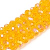 Electroplate Glass Beads Strands EGLA-A044-T8mm-L05-1