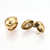 Ion Plating(IP) 304 Stainless Steel Hoop Earrings EJEW-C124-01A-G-3