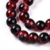 Transparent Crackle Glass Bead Strands GLAA-T025-8mm-02G-3