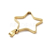 304 Stainless Steel Open Back Bezel Pendants STAS-Z091-05G-07-2
