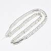 Electroplate Non-magnetic Synthetic Hematite Beads Strands X-G-Q465-37S-2