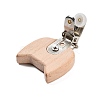 Beech Wood Pacifier Clip AJEW-M015-01A-3