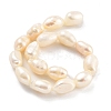 Natural Cultured Freshwater Pearl Beads Strands PEAR-P062-28E-3