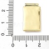Brass Pave Natural White Shell Religion Rectangle Pendants KK-Q068-32C-G-2
