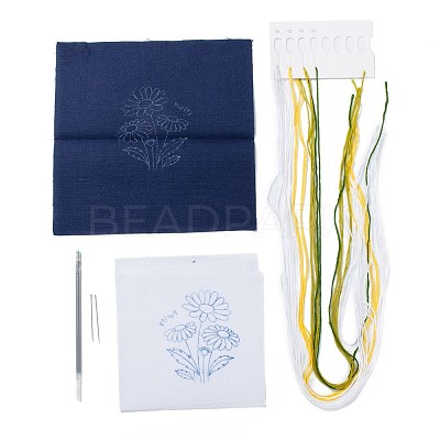DIY Embroidered Making Kit DIY-F088-05B-1