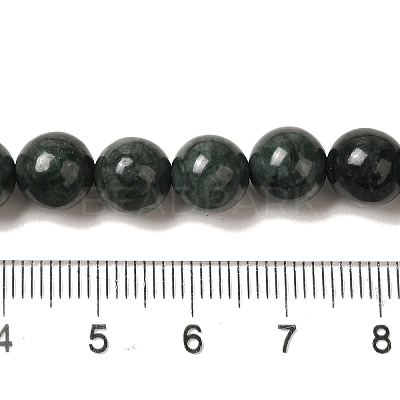 Natural Black Jade Beads Strands X-G-H067-A03-8MM-1