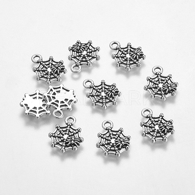 Halloween Jewelry Tibetan Style Alloy Pendants X-TIBEP-60606-AS-FF-1
