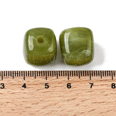 Opaque Acrylic Beads OACR-D320-01Q-1
