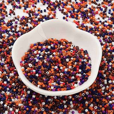 Baking Paint Glass Seed Beads X-SEED-S042-05B-49-1