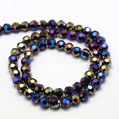 Electroplate Glass Beads Strands LS-EGLA-J042-8mm-AB01-1