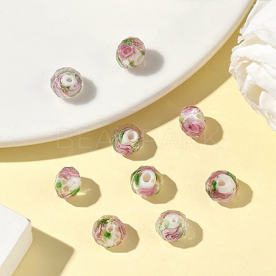 Handmade Gold Sand Lampwork Beads L26BN011-1
