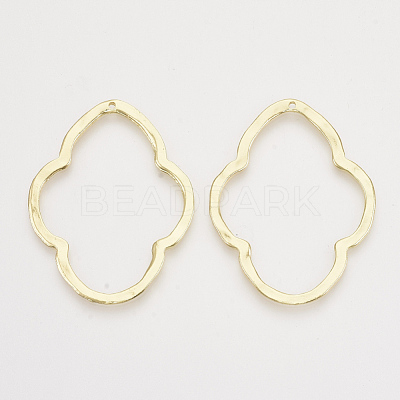 Alloy Open Back Bezel Pendants X-PALLOY-S121-192-1