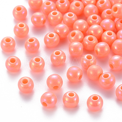 Opaque Acrylic Beads MACR-S370-D6mm-SS2109-1