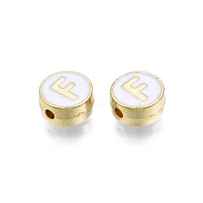 Alloy Enamel Beads ENAM-N052-006-01F-RS-1