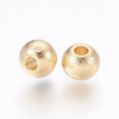 201 Stainless Steel Beads STAS-P220-06G-02-1