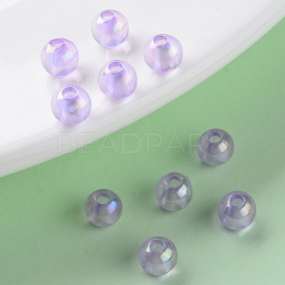 Transparent Acrylic Beads MACR-S370-B6mm-746-1