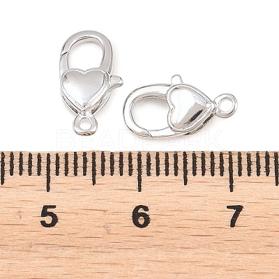 Brass Lobster Claw Clasps KK-H287-08H-P-1