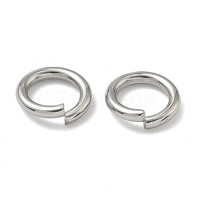 Tarnish Resistant 304 Stainless Steel Open Jump Rings X-STAS-E067-09-8mm-1
