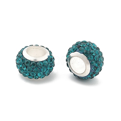 Rondelle Polymer Clay European Beads FIND-U001-01M-1