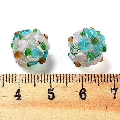 Handmade Lampwork Beads Strands LAMP-N021-015A-12-1