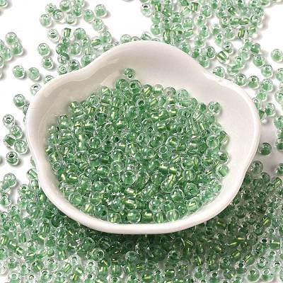 6/0 Transparent Inside Colours Glass Seed Beads SEED-P006-01A-03-1