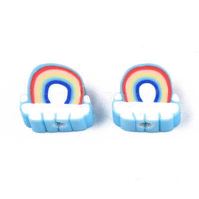 Handmade Polymer Clay Beads CLAY-T012-31C-1