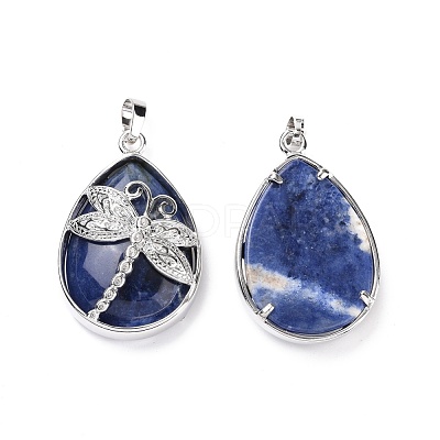 Natural Sodalite Pendants G-G900-01P-09-1