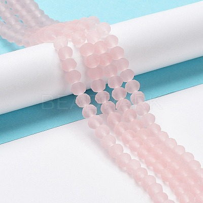 Transparent Glass Beads Strands EGLA-A034-T6mm-MD22-1