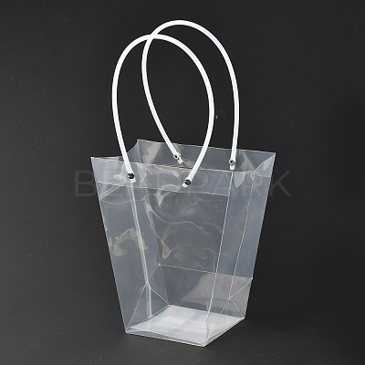 Valentine's Day Trapezoid PP Plastic Gift Bags ABAG-L015-01A-1
