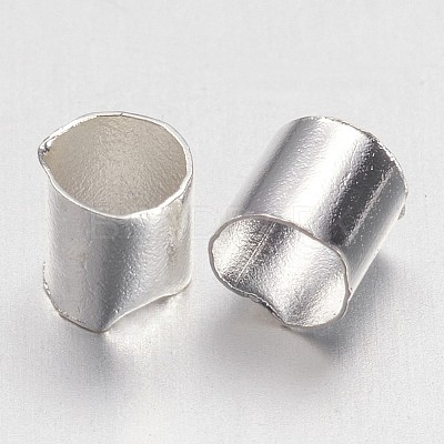 Brass Crimp Beads KK-L017-S-1