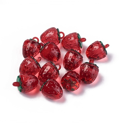 Transparent Korea Acrylic Pendants X-OACR-L009-C02-1