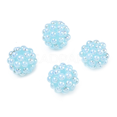 Opaque Acrylic Beads AC-CBA4D01-04B-1