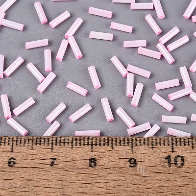 FGB Grade A Glass Round Bugle Beads SEED-Q040-06A-06-1
