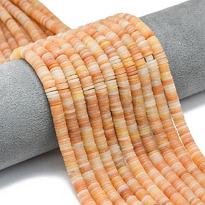 Natural Red Aventurine Beads Strands G-P575-B05-6x1mm-04-1