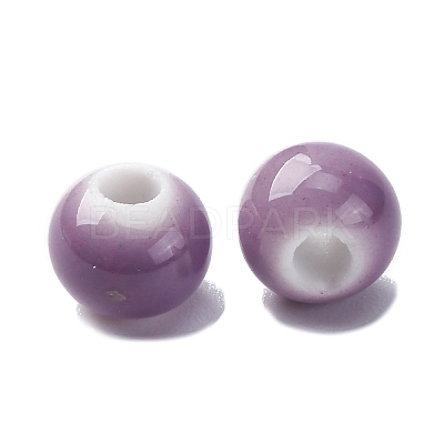 Bright Glazed Porcelain Beads PORC-D300-A37-1