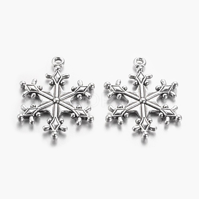 Zinc Tibetan Style Alloy Pendants TIBEP-12740-AS-FF-1