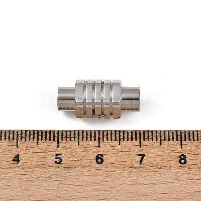 304 Stainless Steel Magnetic Clasps Hand Polished STAS-C127-18D-P-1