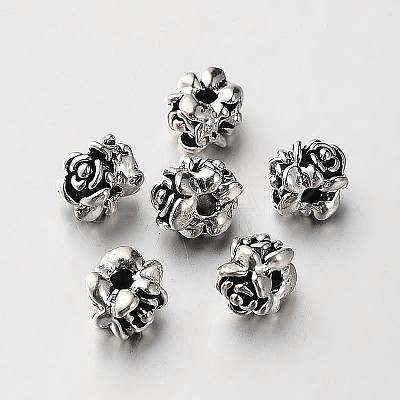 Tibetan Style Alloy Flower Beads LS-X-TIBEB-O004-54-1
