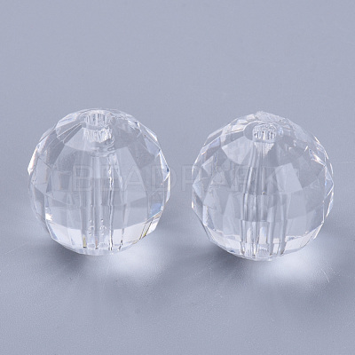 Transparent Acrylic Beads TACR-Q254-14mm-V01-1