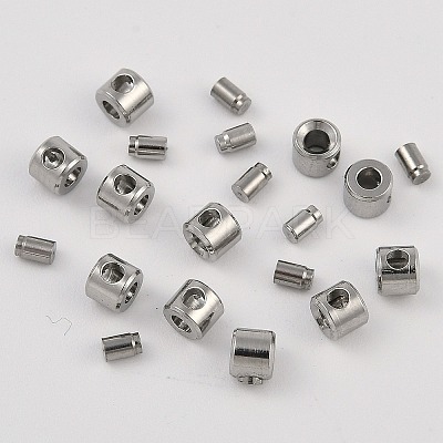 304 Stainless Steel Crimp Beads STAS-Z090-02P-1